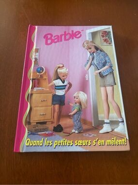 Barbie Hardcover Storybook in Pink with Illustrated Dolls